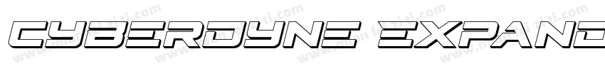 Cyberdyne Expanded Italic Expanded字体转换